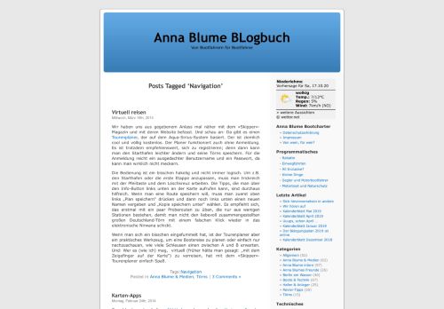
                            10. Navigation « Anna Blume BLogbuch