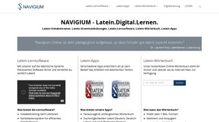 
                            2. Navigium - Latein-Vokabeltrainer, Latein-Lernsoftware, Latein-Apps ...