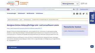 
                            4. Navigium-Online: Kostenpflichtige Lehr- und Lernsoftware-Latein ...