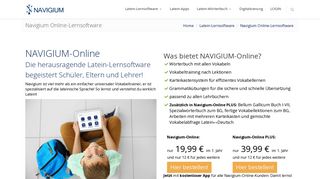 
                            3. NAVIGIUM Online-Lernsoftware Latein | Latein-Lernsoftware + Latein ...