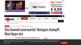 
                            8. Navigon-Apps gehen offline - COMPUTER BILD