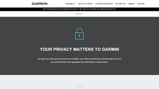 
                            8. Navigon Fresh | Privacy Policy | Garmin