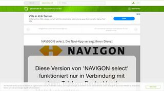 
                            5. NAVIGON select: Die Navi-App versagt ihren Dienst › iphone-ticker.de