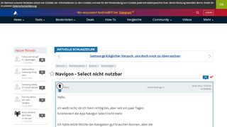 
                            12. Navigon - Select nicht nutzbar | AndroidPIT Forum