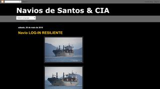 
                            12. Navios de Santos & CIA: Navio LOG-IN RESILIENTE
