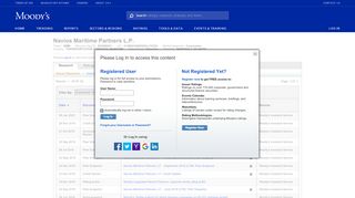 
                            7. Navios Maritime Partners L.P. Credit Rating - Moody's