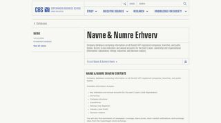 
                            5. Navne & Numre Erhverv | CBS - Copenhagen Business School