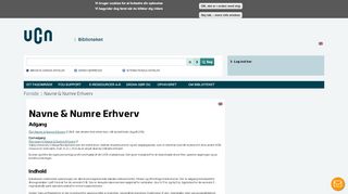 
                            11. Navne & Numre Erhverv | UCN Biblioteket