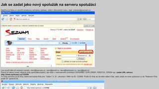 
                            9. Návod na server spolužáci, www.spoluzaci.cz