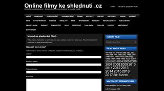 
                            12. Návod na sledování filmů | Onlinefilmykeshlednuti.cz - tisíce online ...