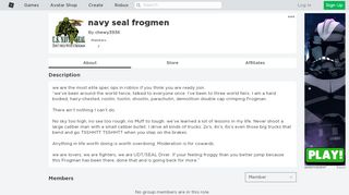 
                            10. navy seal frogmen - Roblox