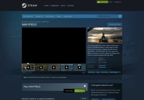 
                            4. NAVYFIELD on Steam