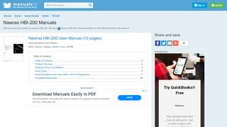 
                            5. Nawras HBI-200 Manuals