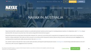 
                            4. Nayax - Vending Machine Credit Card Solution in Australia