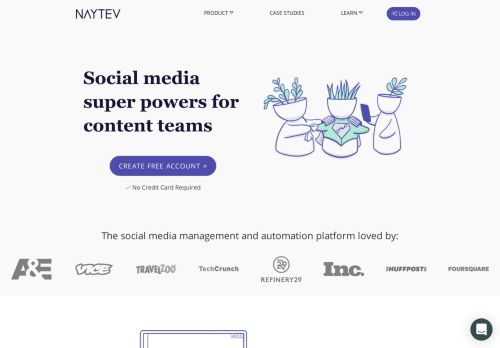 
                            5. Naytev - Modern Social Media Management