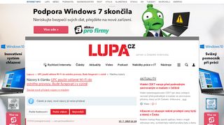 
                            13. Názory k článku UPC pouští sdílené Wi-Fi do ostrého provozu. Bude ...