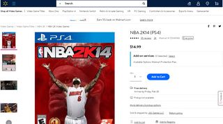 
                            12. NBA 2K14 (PS4) - Walmart.com