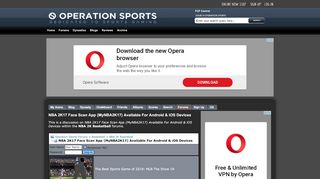 
                            2. NBA 2K17 Face Scan App (MyNBA2K17) Available For Android & iOS ...