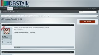
                            12. NBA League Pass 2018-19 | DBSTalk Community