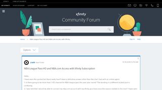 
                            10. NBA League Pass HD and NBA.com Access with Xfinity... - Xfinity ...