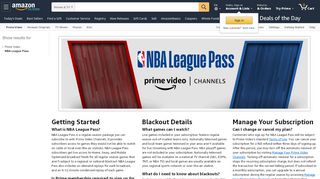 
                            12. NBA League Pass on Prime Video Channels - Amazon.com