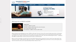 
                            9. NBA League Pass Package - SatelliteTV-Deal.com