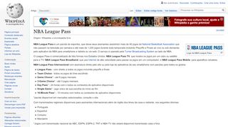 
                            7. NBA League Pass – Wikipédia, a enciclopédia livre