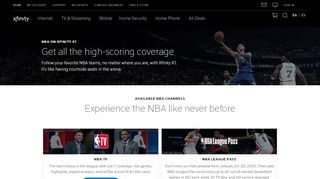 
                            6. NBA TV - Watch Live NBA Coverage | Xfinity