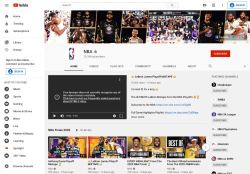 
                            12. NBA - YouTube