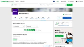 
                            11. NBCUniversal Employee Benefits and Perks | Glassdoor.com.au