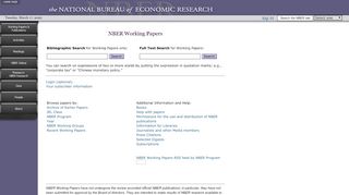 
                            4. NBER Working Papers