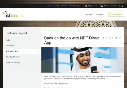 
                            5. NBF Direct App | Customer Support | Tools and support - National ...