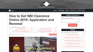 
                            13. NBI Clearance Online Registration, Application, and Renewal 2019