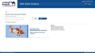 
                            3. NBK Online Banking