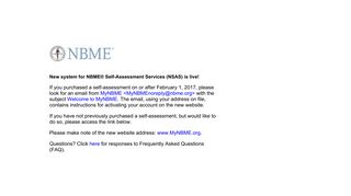 
                            2. NBME's new system is coming soon!