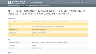 
                            5. NBP FULLERTON ASSET MANAGEMENT LTD. managing ...