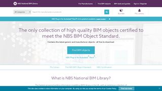 
                            5. NBS National BIM Library - Free to download BIM objects