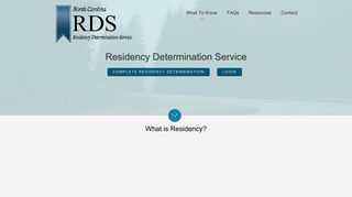 
                            11. NC Residency Determination Service