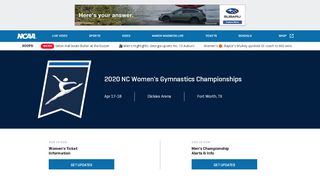 
                            7. NC Women's Gymnastics Tickets | NCAA.com