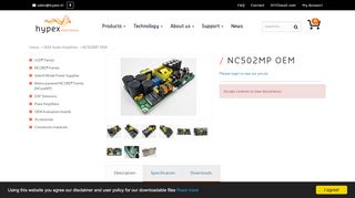 
                            13. NC502MP OEM - Hypex Electronics BV