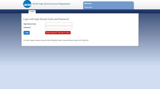 
                            6. NCAA High School Account Registration - NCAA.org