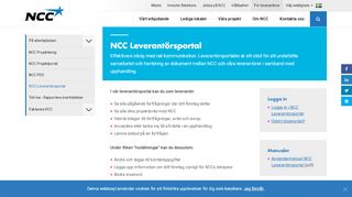 
                            3. NCC Leverantörsportal | NCC