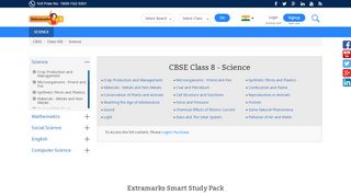 
                            2. NCERT Solutions For Class 8 Science - Extramarks