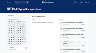 
                            12. NCLEX-RN practice questions | Test prep | Khan Academy