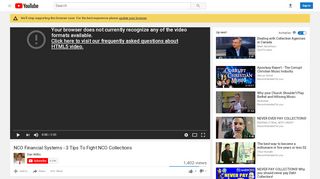 
                            1. NCO Financial Systems - 3 Tips To Fight NCO Collections - YouTube