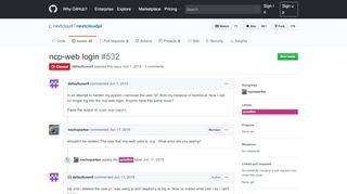 
                            1. ncp-web login · Issue #532 · nextcloud/nextcloudpi · GitHub