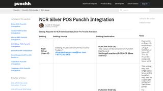 
                            10. NCR Silver POS Punchh Integration – Punchh