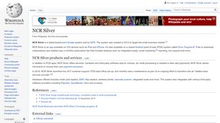 
                            13. NCR Silver - Wikipedia