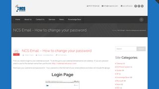 
                            9. NCS Email – How to change your password – Network Consulting ...