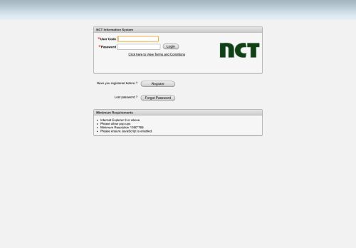 
                            9. NCT Information System